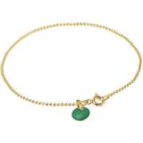 Armbånd ENAMEL Copenhagen Ball Chain Bracelet - Gold/Green