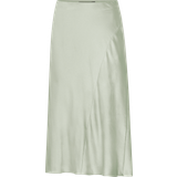 Lauren Ralph Lauren Dame - Grøn Tøj Lauren Ralph Lauren Satin Midi Skirt Kvinde Midi Nederdele Ensfarvet hos Magasin Ranch Sage