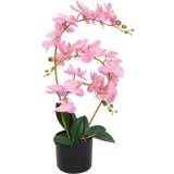 VidaXL Pink Kunstige planter vidaXL Artificial Orchid Plant with Pot 65 cm Pink Artificial Plant