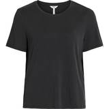 Object Sort Overdele Object Annie Round Neck T-shirts - Black