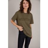 Munthe Dame - Grøn T-shirts & Toppe Munthe PUMPKIN T-Shirt Khaki