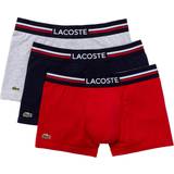 Herre - Rød Underbukser Lacoste Iconic Stretch Trunk Boxer Shorts 3-pack