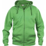 Clique Grøn Overdele Clique Basic Hættesweatshirt Full Zip
