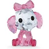 Krystal - Pink Dekorationer Swarovski Baby Animals Cheery the Elephant Dekorationsfigur 4cm