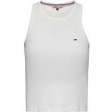 Tommy Hilfiger Jeans Rib Sleeveless T-Shirt - White