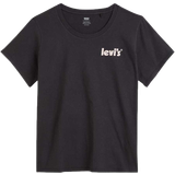 18 - Dame - Gul Overdele Levi's Plus Perfect Short Sleeve T-Shirt - Black