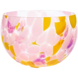 Krystalglas - Pink Servering Anna von Lipa Confetti Freja Tapas Skål 10.5cm
