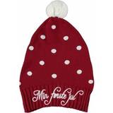 Prikkede Tilbehør Name It Snow Xmas Long Knit Hat - Red (13197419)