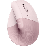 Pink Standardmus Logitech Lift Right Vertical Ergonomic Wireless