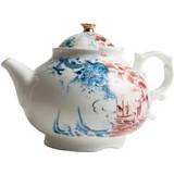 Porcelæn Tekander Seletti Hybrid Smeraldina Blue/Red Teapot