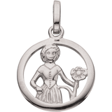 Scrouples Charms & Vedhæng Scrouples Zodiac Sign Virgo Pendant - Silver