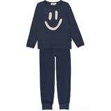 Molo Pyjamasser Børnetøj Molo Luve GOTS Pyjamas Galaxy Marineblå