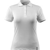 20 - Dame T-shirts & Toppe Mascot Women's Crossover Polo Shirt - White