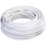 Hvid Elkabler E-Line Wire Round 2x0.75 mm² white