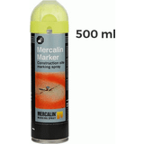 Akrylmaling Mercalin Märkspray Flouricerande Gul 500ml
