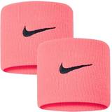 Nike Dame Svedbånd Nike Swoosh Wristbands - Pink Gaze/Oil Grey