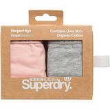 Superdry Trusser Superdry Harper High Waist Brief Grey,Pink