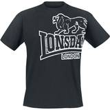 Lonsdale Polyester Overdele Lonsdale London Langsett T-shirt Herrer