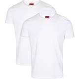 Hugo Boss Herre - S T-shirts Hugo Boss Round Neck T-Shirts 2-Pack M - White