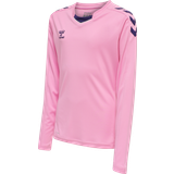 Pink T-shirts Hummel Hmlcore XK Poly Jersey L/S Kids