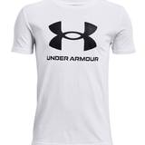 Grå Overdele Under Armour T-shirt UA Sportstyle Logo SS 1363282-100 Størrelse YSM