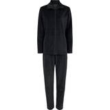 Dame Pyjamasser Decoy Velour Homewear Set - Black
