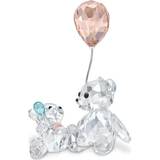 Swarovski Sort Brugskunst Swarovski Kris Bear Mother and Baby 5557542 Dekorationsfigur