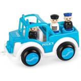 Plastlegetøj 4x4 firhjulstrækkere Viking Toys Jumbo Police Jeep with 3 Figures