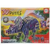 Educa 3D puslespil Educa Triceratops 67 Pieces