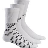 Reebok Dame Strømper Reebok Classics Fold-Over Crew Socks 3-pack Unisex - White