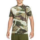 Camouflage - Grøn T-shirts & Toppe Nike Crew Neck Icon Swoosh T Shirt