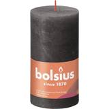 Bolsius Grå Lysestager, Lys & Dufte Bolsius Block Light Stearinlys 13cm