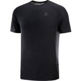 Salomon Herre Overdele Salomon Cross Rebel Short Sleeve T-shirt Men - Black