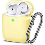 Gul Tilbehør til høretelefoner keybudz PodSkinz Keychain (Apple AirPods 1/2) Gul