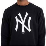 New Era Sort Overdele New Era Team Logo Crew New York Yankees Sweatshirt - Black
