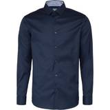 Selected Herre - L Skjorter Selected Homme strygelet elegant skjorte i og smal pasform-Marineblå Marineblå blazer