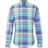 Polo Ralph Lauren Elastan/Lycra/Spandex - Grøn Overdele Polo Ralph Lauren Slim Fit Oxford Madras Checked Shirt Multi
