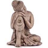 Grå - Porcelæn Dekorationer Buddha Dekorationsfigur 54.5cm