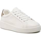 Only Herre Sko Only SHOES Women's ONLSOUL-4 PU Sneaker, White/Detail:w. Black