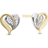 Christina Leaf of Love Earrings - Gold/Silver