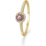 Rosa Ringe Mads Z Madeleine Ring - Gold/Garnet/Diamonds