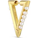 Jane Kønig Guld - Sølv Øreringe Jane Kønig Small Bahamas Earring - Gold/Pearls