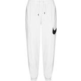 Nike Hvide, oversized joggingbukser med Swoosh-logo