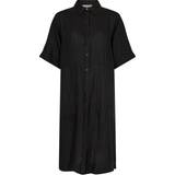 Mos Mosh Mal Linen Shirt Dress - Black