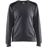 Dame - Gul - XXL Sweatere Blåkläder sweatshirt dame mellemgrå/sort