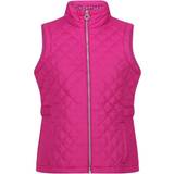 26 - Dame - Pink Overtøj Regatta Charleigh Quilted Bodywarmer - Fuchsia