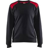 Bomuld - Dame - Gul Sweatere Blåkläder sweatshirt dame sort/rød