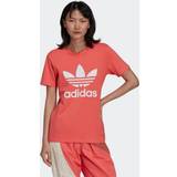 32 - Dame - Rød T-shirts & Toppe adidas Adicolor Classics Trefoil T-shirt Semi Turbo