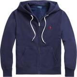 48 - Dame - XS Overdele Polo Ralph Lauren Women's Hooded Zipped Sweatshirt - Navy Blue