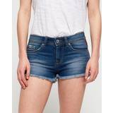 26 - Elastan/Lycra/Spandex - Pink Bukser & Shorts Superdry Denim Hot Shorts